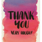 For doing an impossible task lovingly. We appreciate you !!! Thomas Family